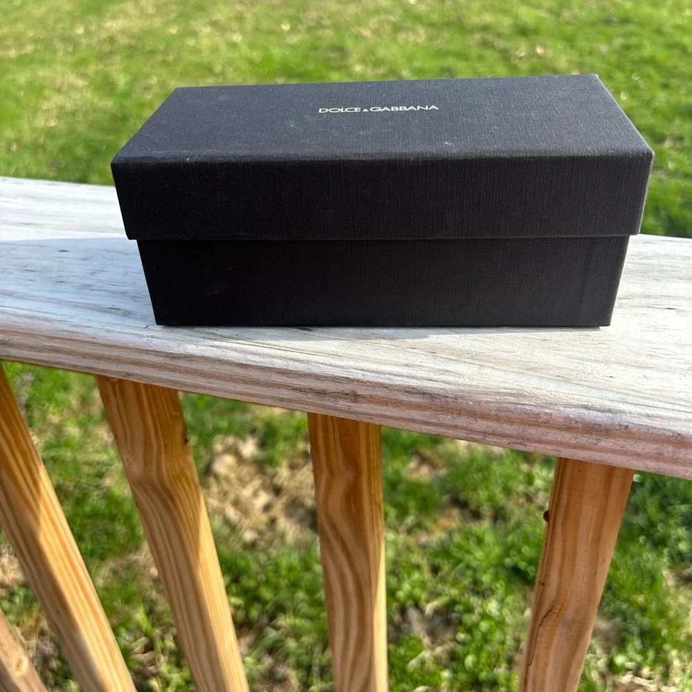 DOLCE GABBANA Empty Sun Glasses Gift Box Black box 2.75